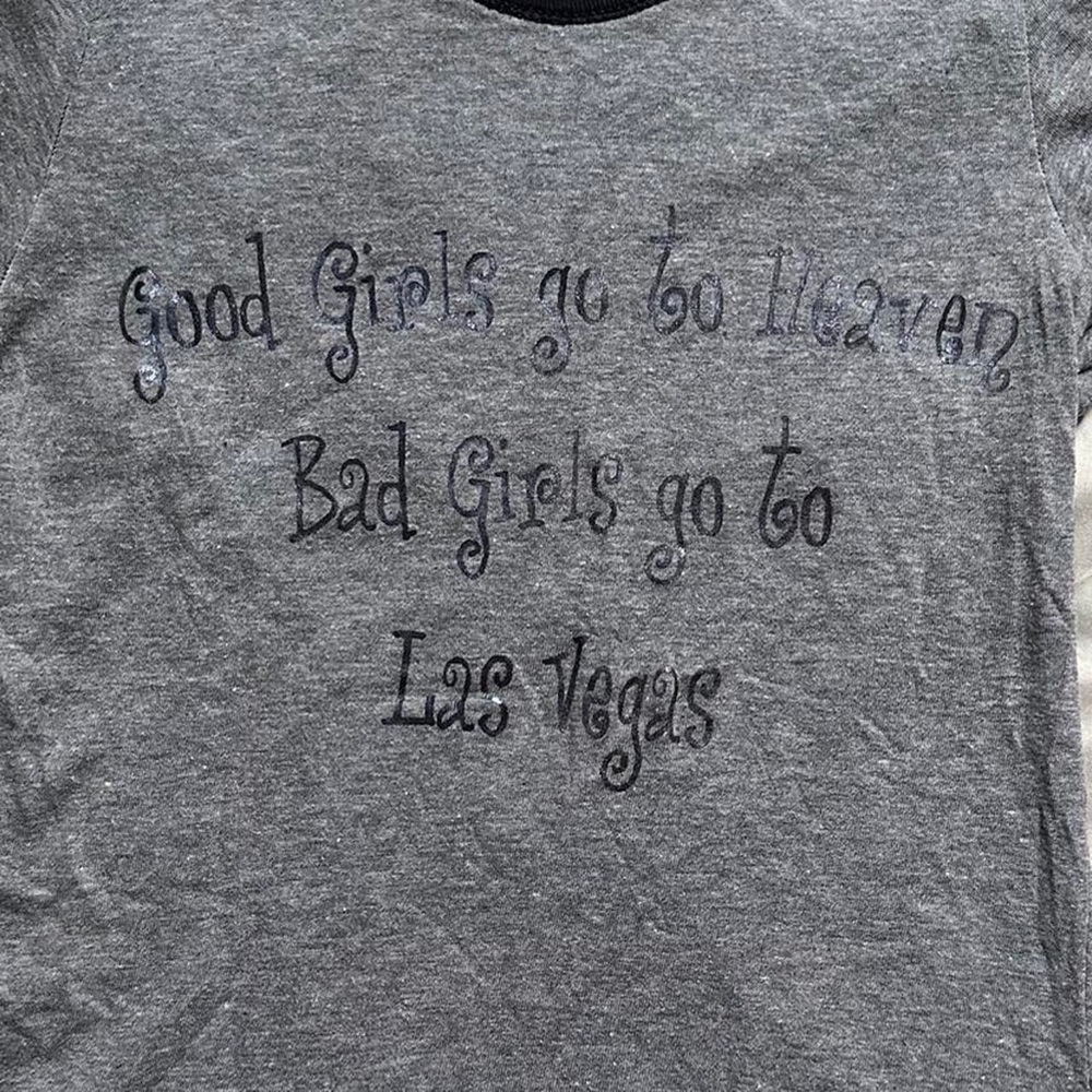 Early 2000s Graphic Ringer Tee - Picture 2 of 3